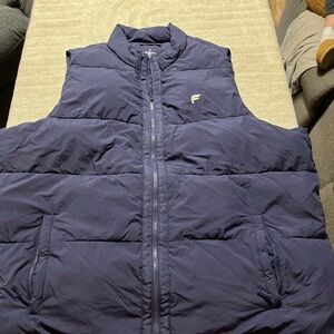 Fabletics Men's Deep Blue Quilted Vest 3X